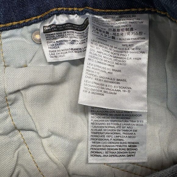 NEW Levis Mens Size 44x30 559 Stretch Relaxed Straight Fit Jeans NWT $69.50 - Picture 8 of 9
